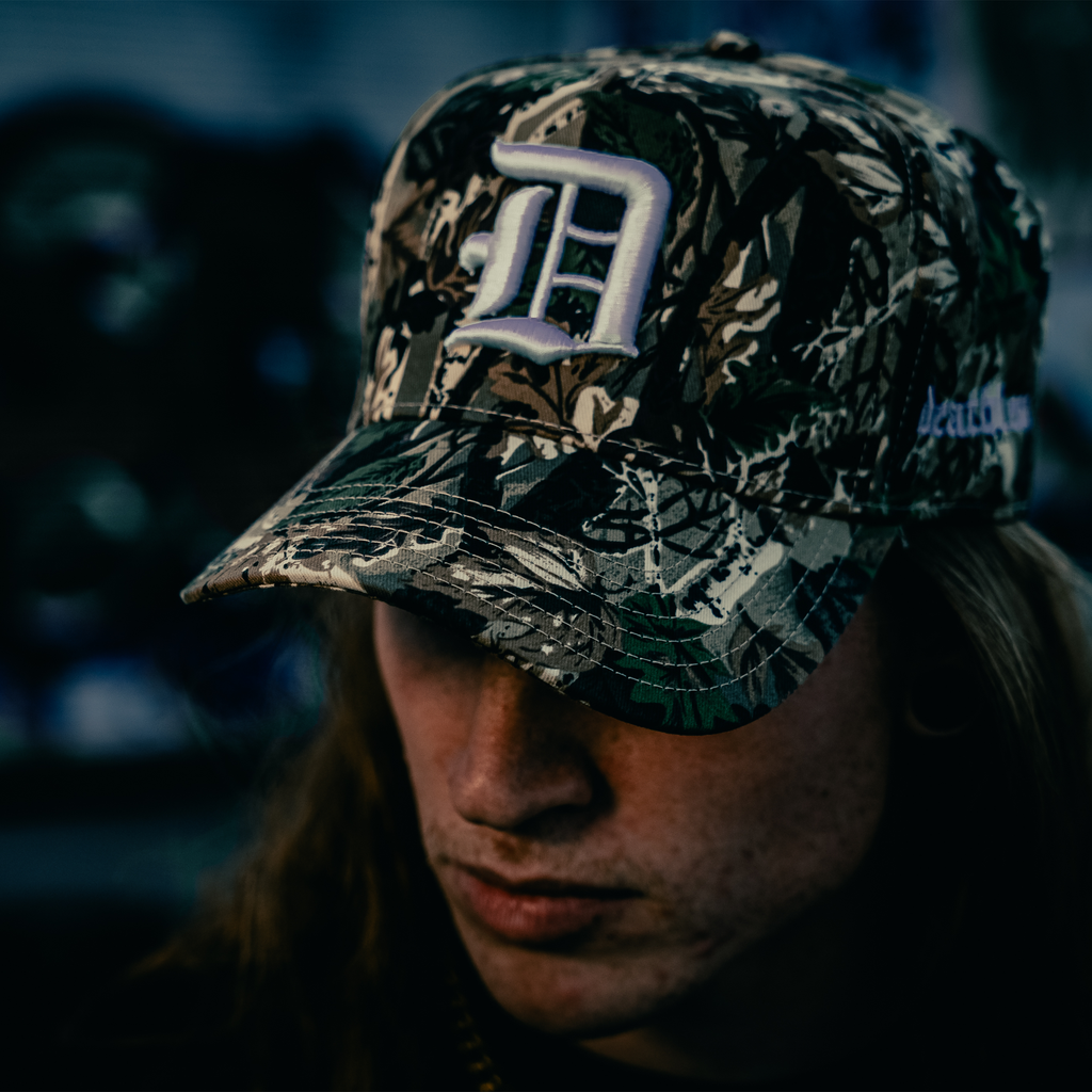 "D CREST FOREST CAMO" 5 PANNEL HAT