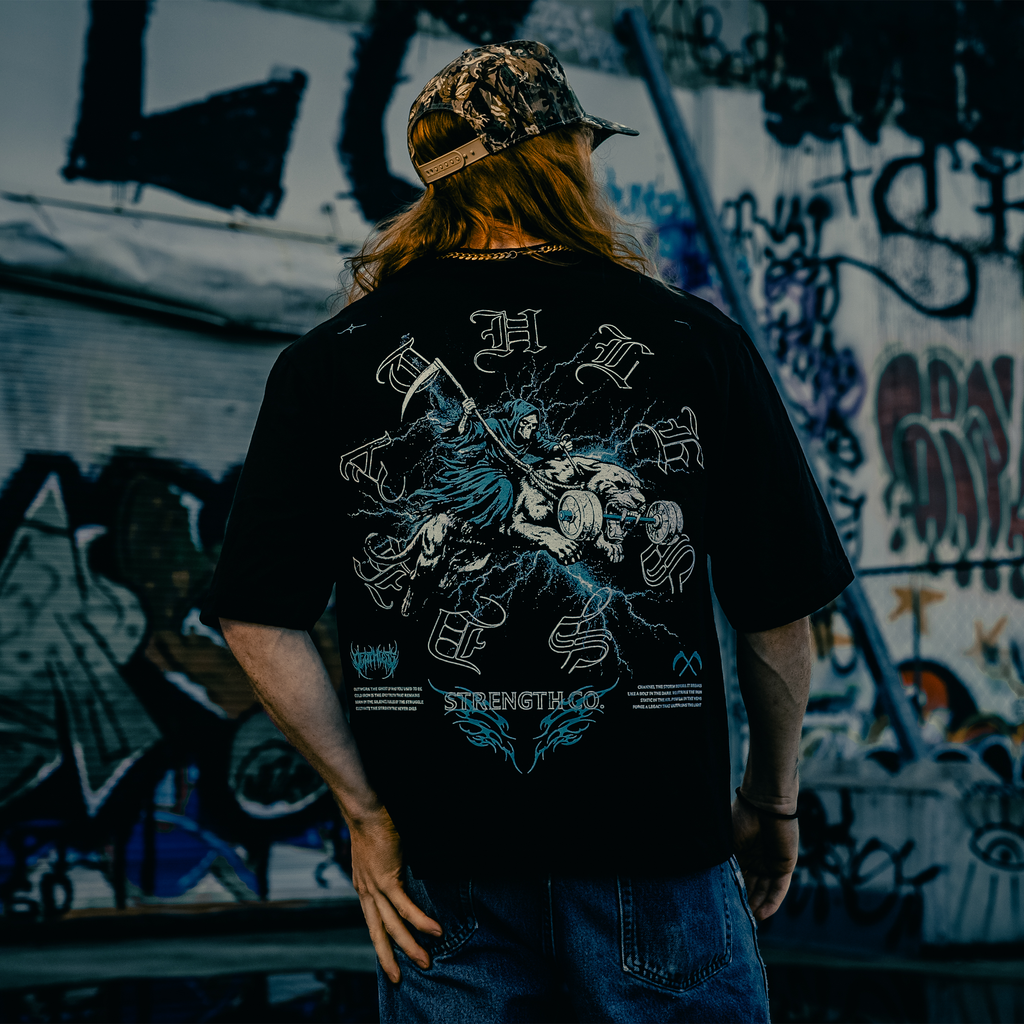 "RIDE THE LIGHTNING" OVERSIZED TEE