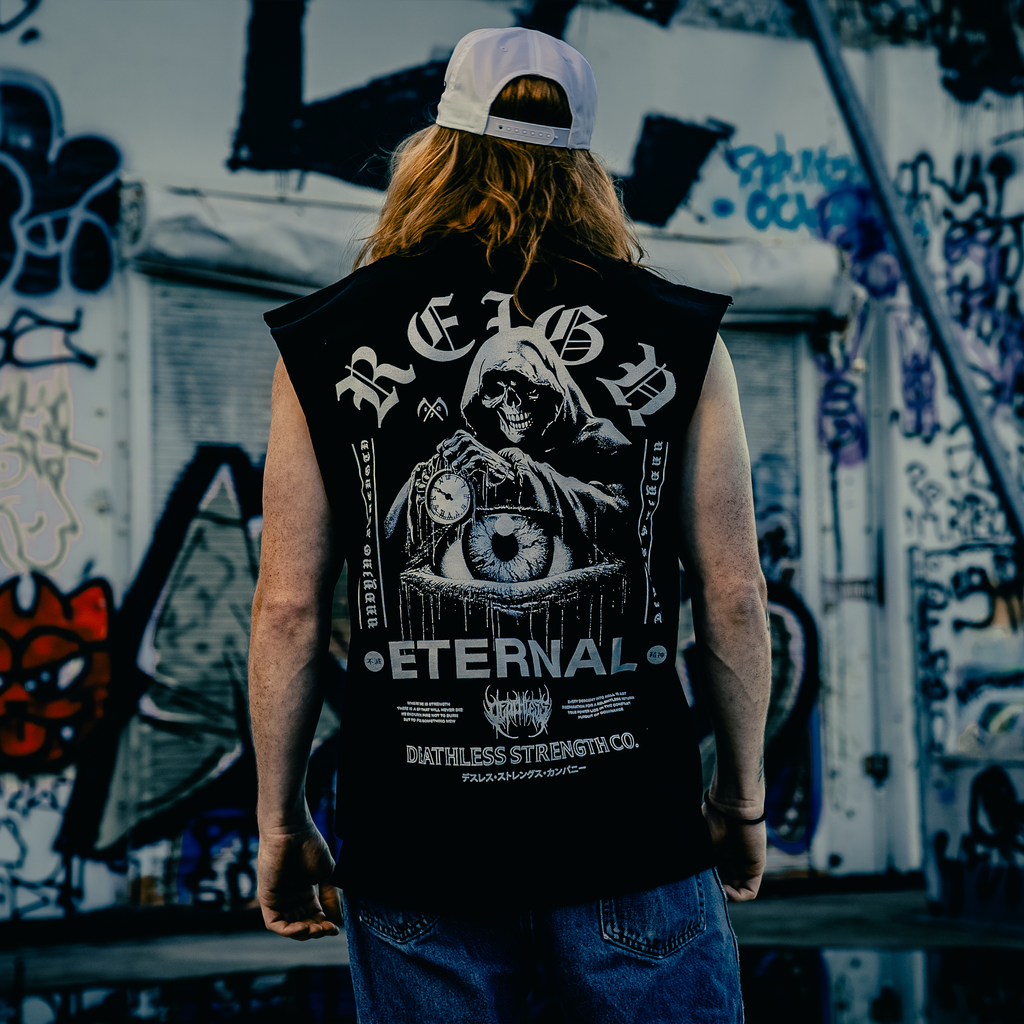 "REIGN ETERNAL" MUSCLE TANK