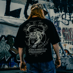 "STRONGER THAN DEATH" OVERSIZED TEE