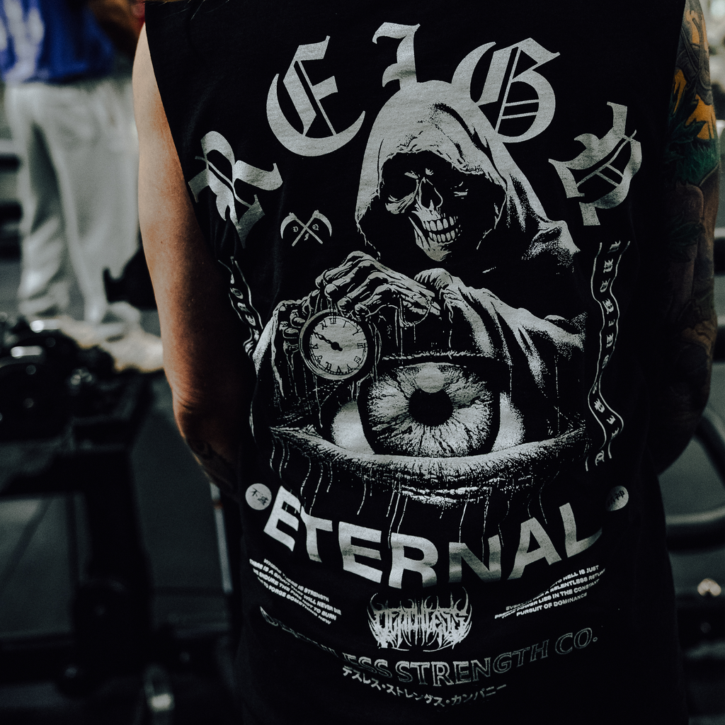 "REIGN ETERNAL" MUSCLE TANK