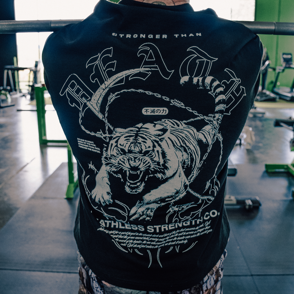 "STRONGER THAN DEATH" OVERSIZED TEE