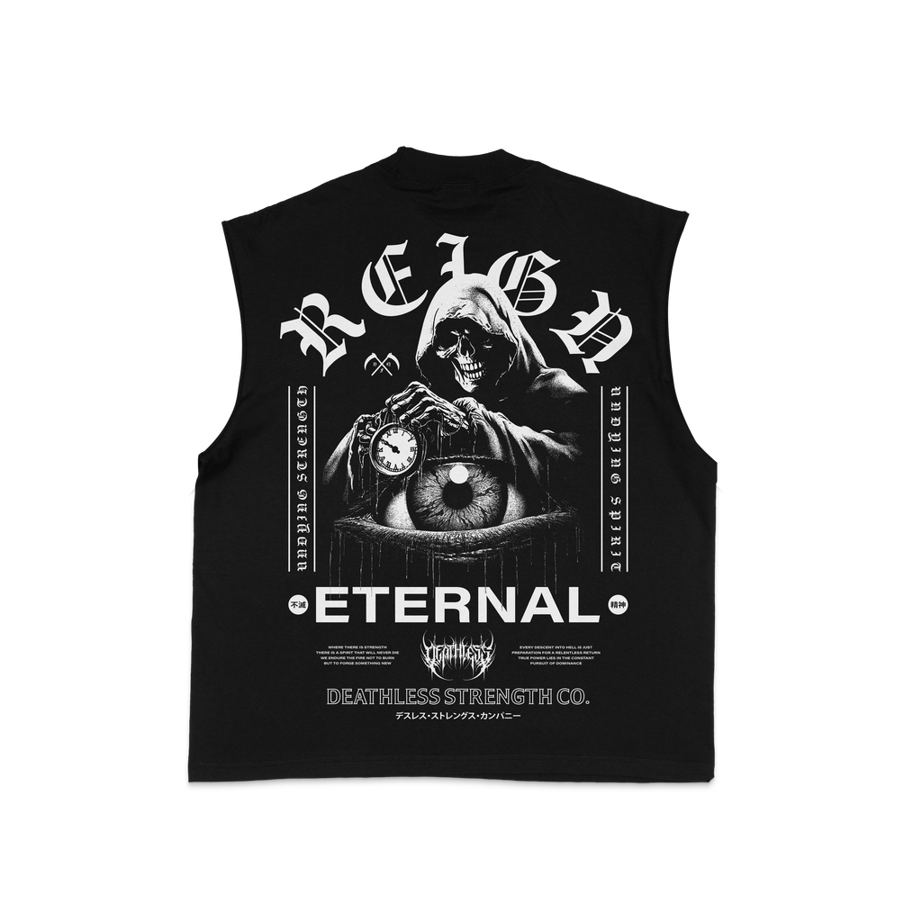 "REIGN ETERNAL" MUSCLE TANK