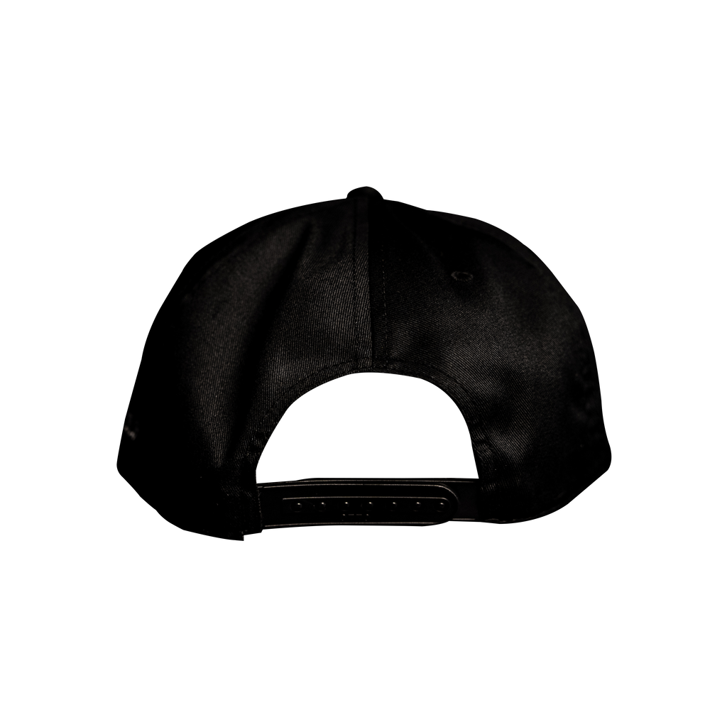 "D CREST BLACK" 5 PANNEL HAT