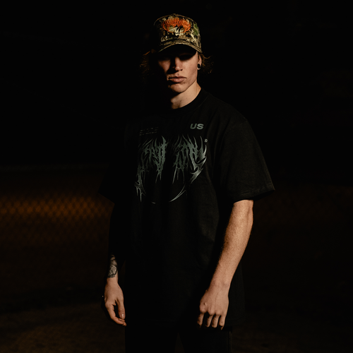 "DEATH" OVERSIZED TEE