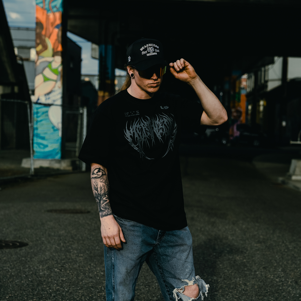 "DEATH" OVERSIZED TEE
