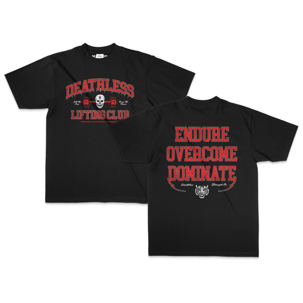 "LIFTING CLUB" OVERSIZED TEE