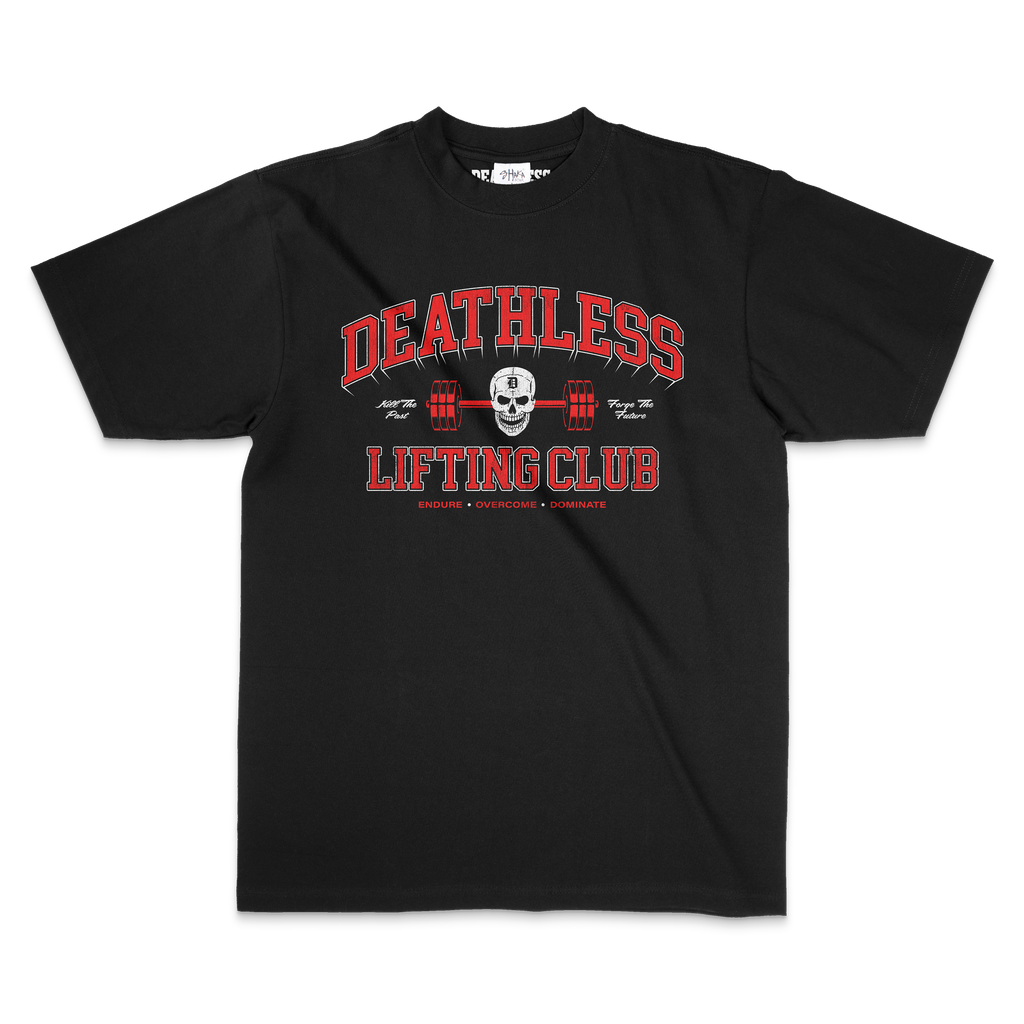 "LIFTING CLUB" OVERSIZED TEE