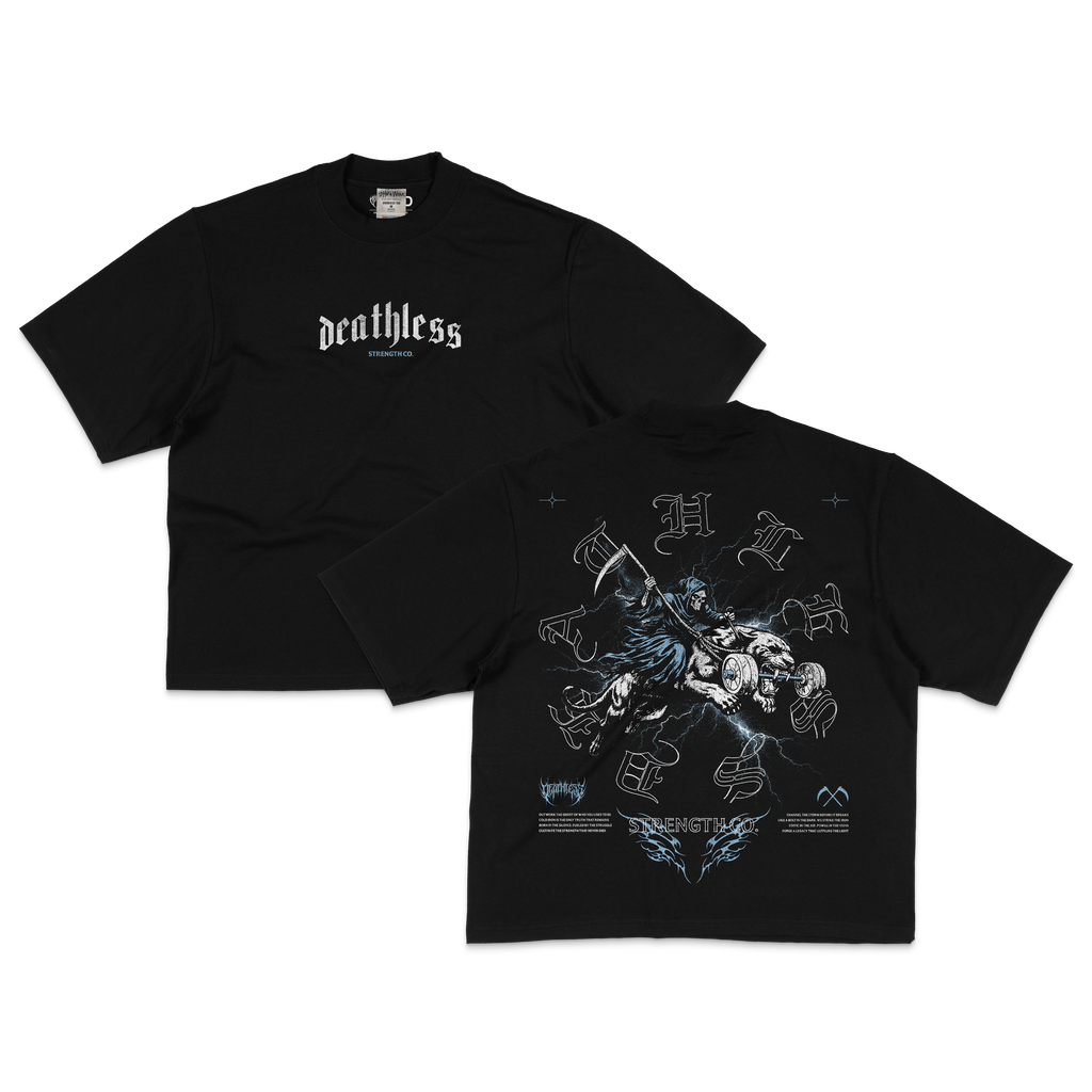 "RIDE THE LIGHTNING" OVERSIZED TEE