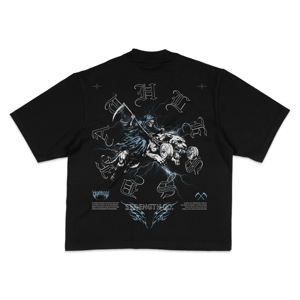 "RIDE THE LIGHTNING" OVERSIZED TEE