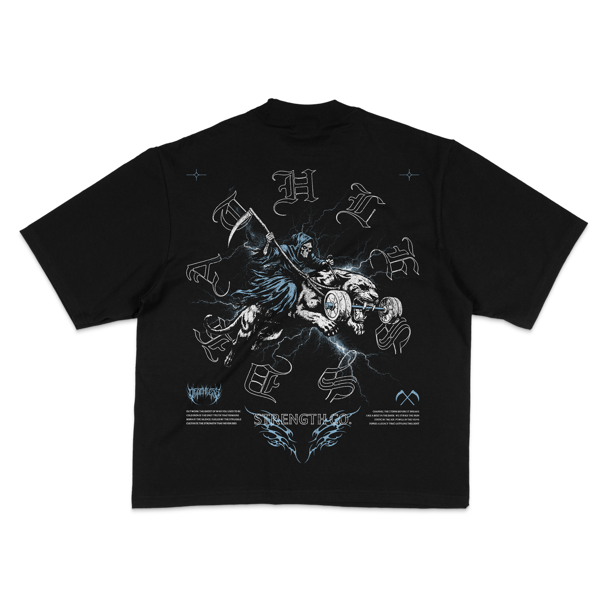 "RIDE THE LIGHTNING" OVERSIZED TEE